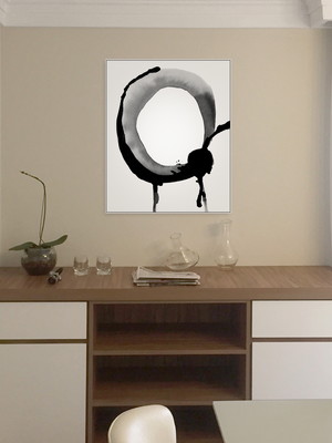 Quadro abstrato moderno minimalista flow art*