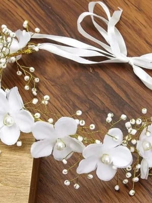 Headband para noiva florista daminha batizado formaturas