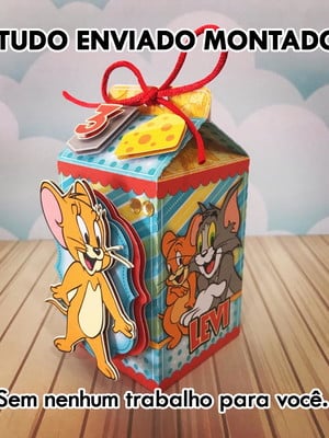 Tom e jerry caixinha festa infantil