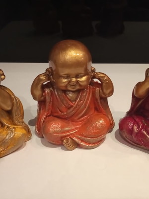 Trio de budas sábios
