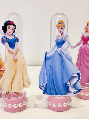 Tubete personalizado princesas luxo